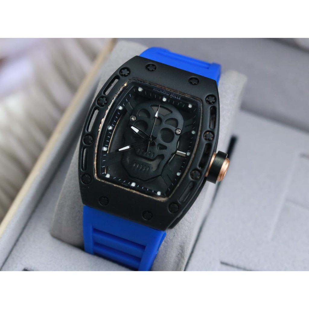 Jam tangan pria rm tengkorak ty137