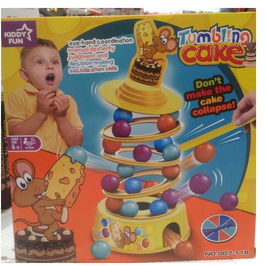 Sale mainan : kiddy fun tumbling cake Family Game