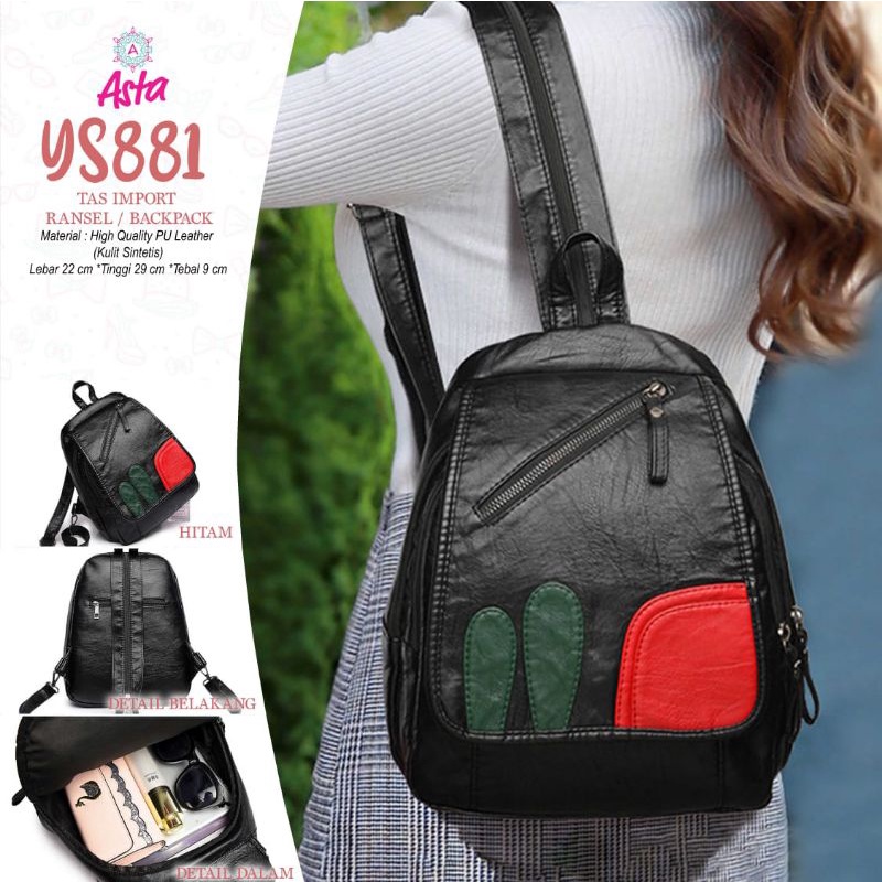 TAS RANSEL IMPORT YS881 ORI ASTA, REALPICTURE, GOOD QUALITY