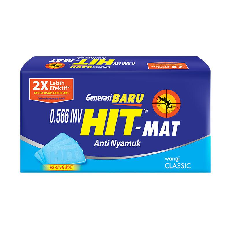 HIT Mat Anti Nyamuk Refil isi 48 + 6 Sheets | Obat Nyamuk Elektrik