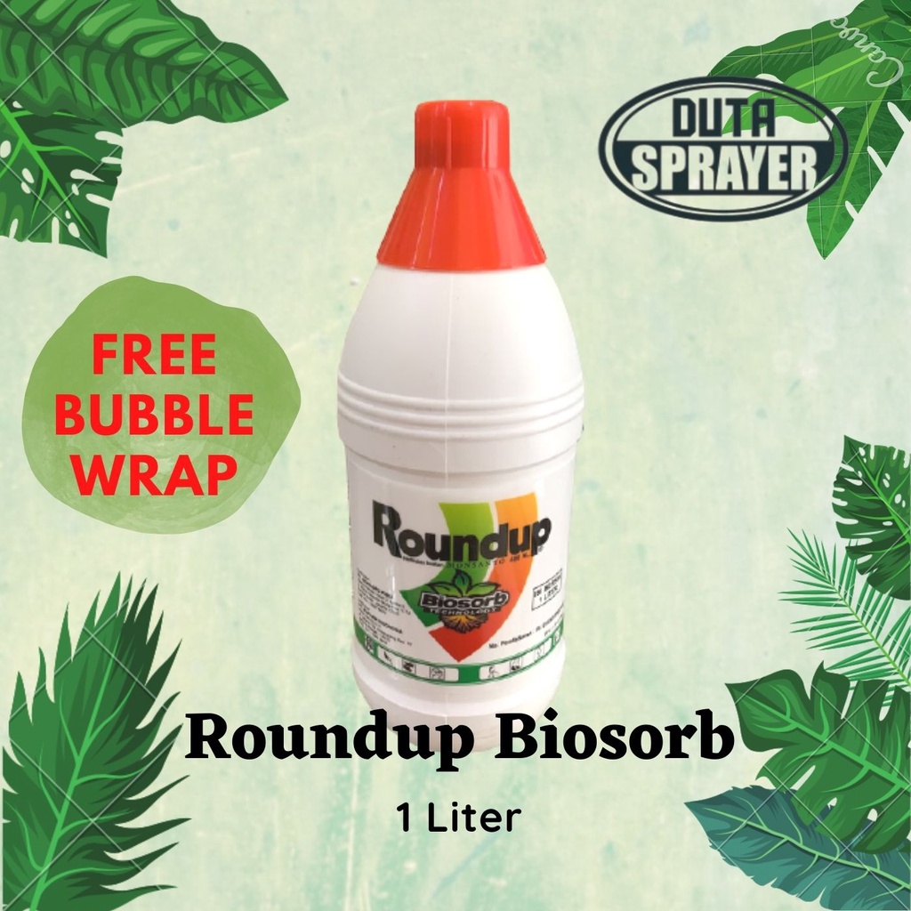 Roundup Biosorb 486 SL 1L Round Up Transorb 440 SL 1 Liter Weed Up 480 SL  1 Ltr Gramoxone Herbisida Pembasmi Gulma Rumput Glifosat 486SL Glyphosate 440SL WeedUp 480SL parakuat 276SL