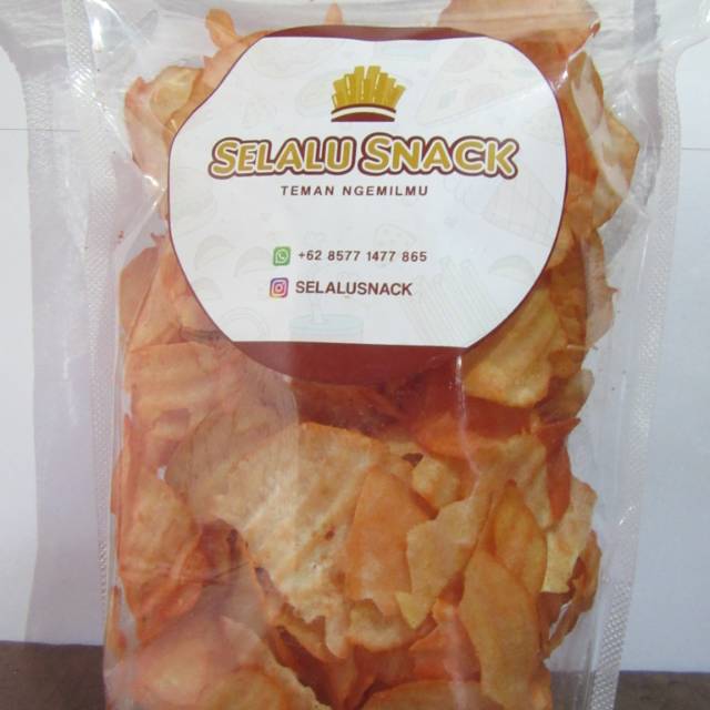 

Kripik singkong pedas original selalu snack