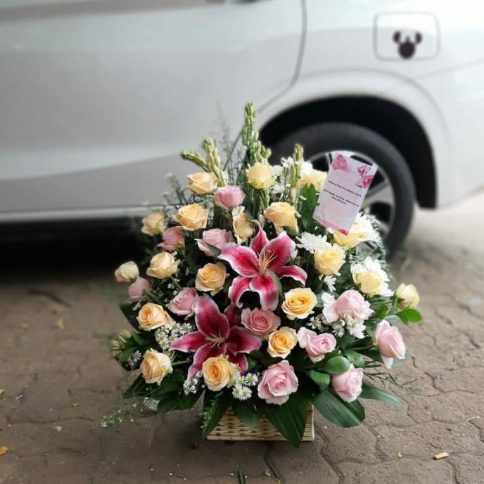 

KARANGAN BUNGA MEJA, BUNGA DUKA CITA, KADO ANNIVERSARY,KADO VALENTINE DG654EAFVD