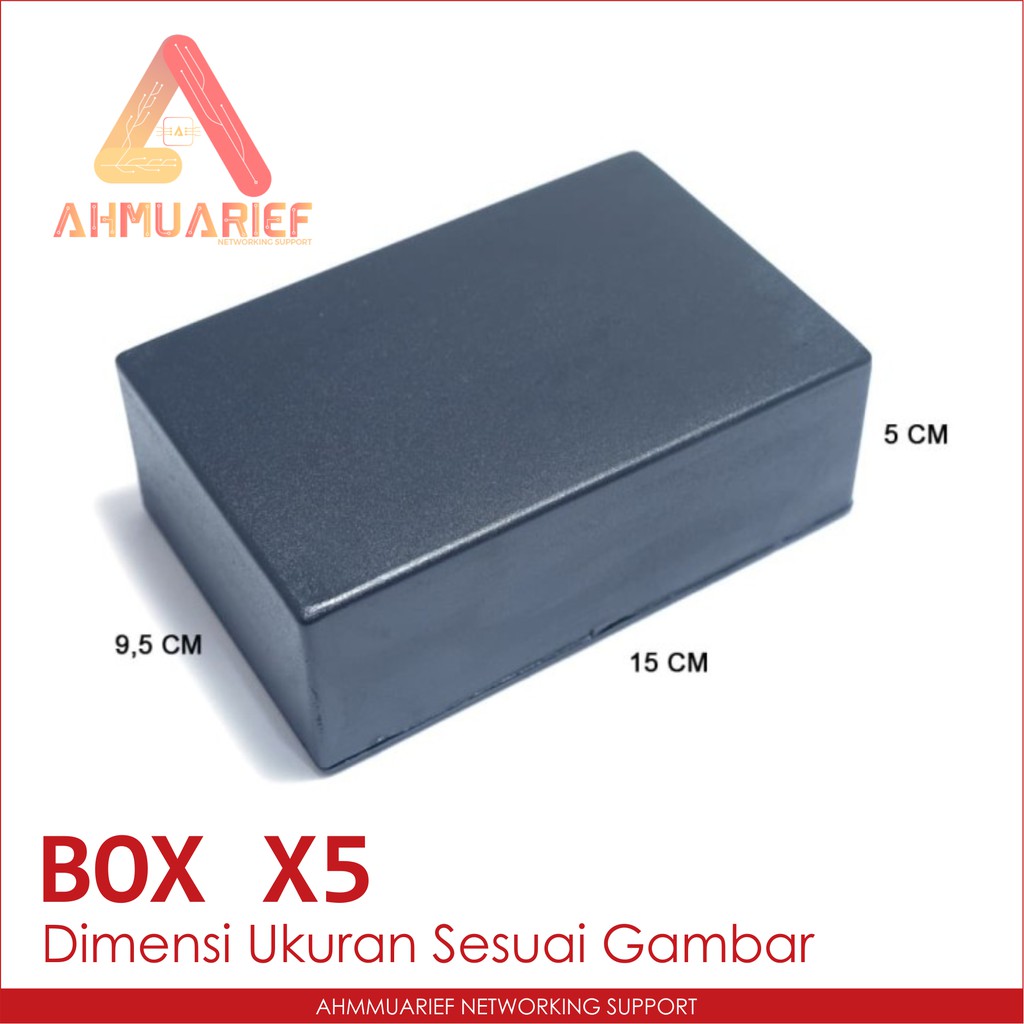 BOX HITAM BOX PLASTIK BOX X5 BOX NETIS BOX MIKROTIK BOX OUTDOOR