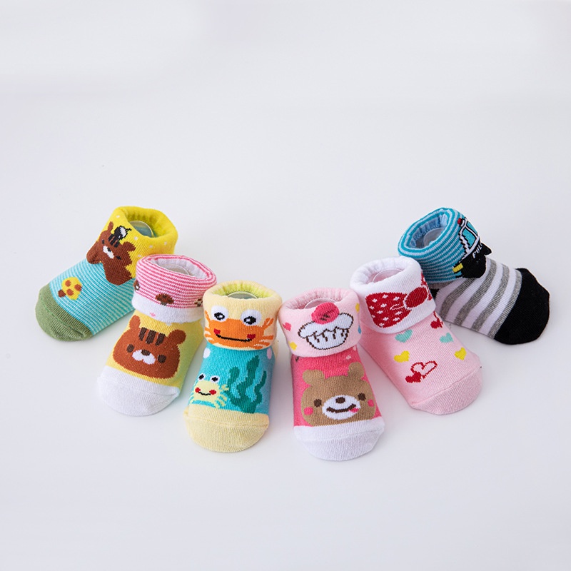 (Pimenova) Kaos kaki newborn karakter animal baby socks