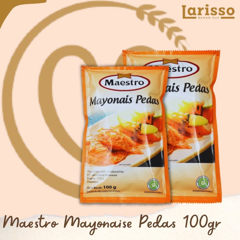 

MAESTRO MAYONAISE PEDAS SACHET 100GR