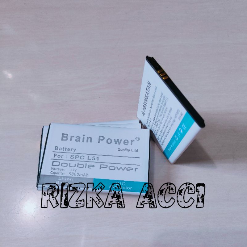 Baterai Batre SPC L51 Blitz / S12 Mercury / S12 Noah Brain Power Battery Batrai Hp