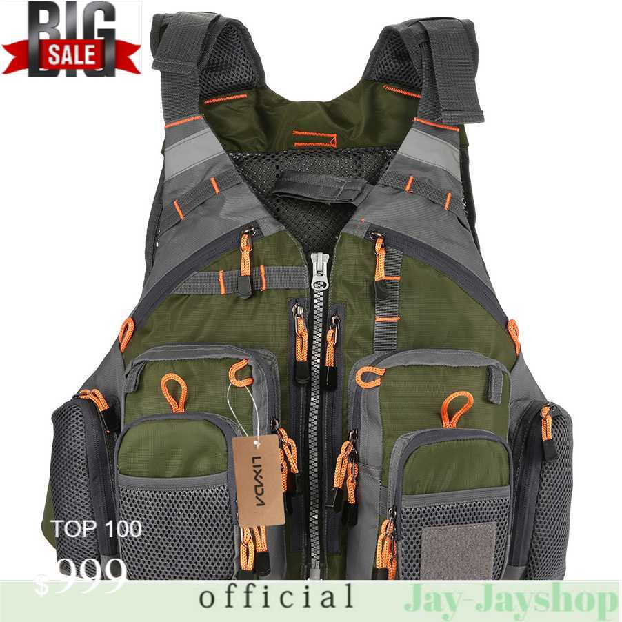 LIXADA Rompi Pancing Fishing Life Jacket Multi Slot - GDS09