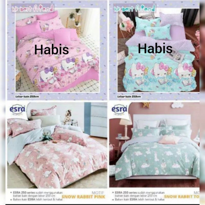 Sprei Katun Lokal Motif Lucu Motif Anak Motifhellokytty