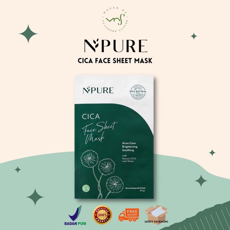 Npure Cica Centella Asiatica Clear Pad/ Sheet Mask