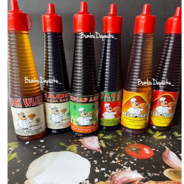 (6 botol) Cap Koki Raja Rasa / Minyak Wijen / Kecap Asin / Saos Tiram / Kecap Ikan / Saos Inggris