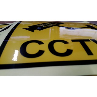 Sticker Camera CCTV  11x11 Tempelan Stiker  KAMERA 