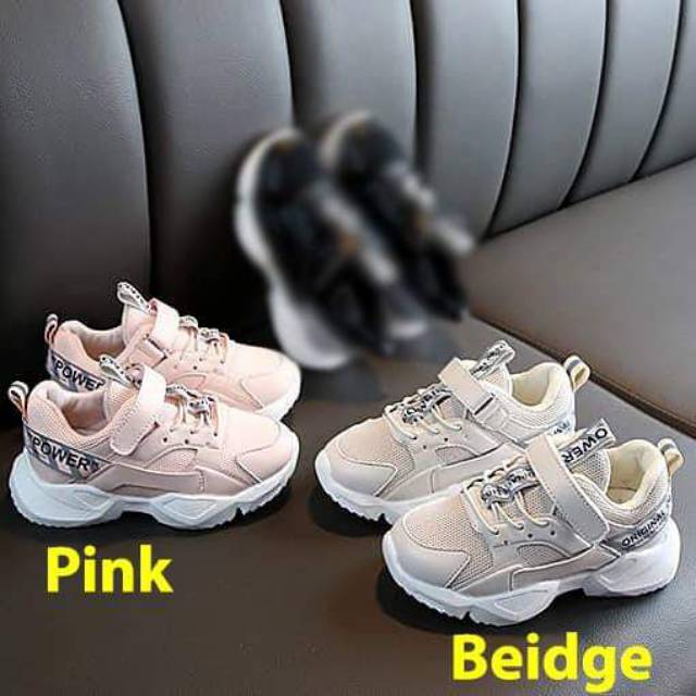 Sepatu Anak Sporty Power PINK/BEIDGE