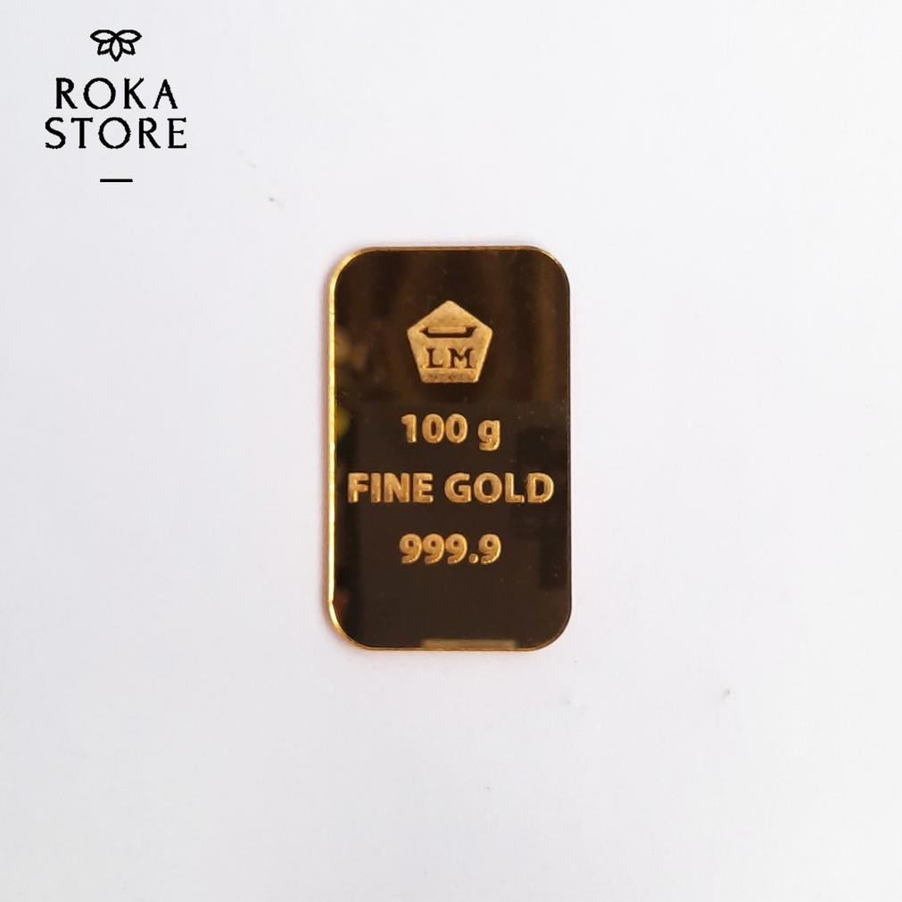 Jual Replika Logam Mulia 100 Gram / Emas Batangan / Emas Antam / Tiruan