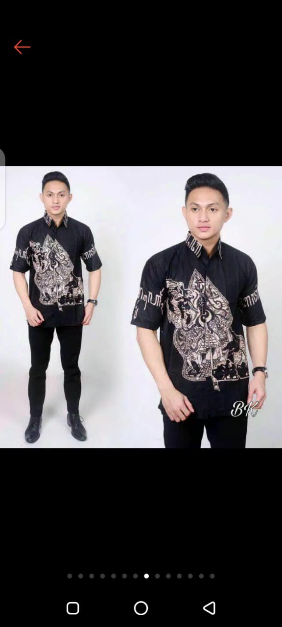 Baju Batik Pria Gus Azmi Syubbanul Muslimin Batik Katun Halus Hadroh Azzahir Hilwa Ala Santri Modern