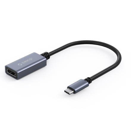 Type c to hdtv adapter converter orico 4k 2k 60Hz alumunium cth - Konverter Usb-c to hdmi