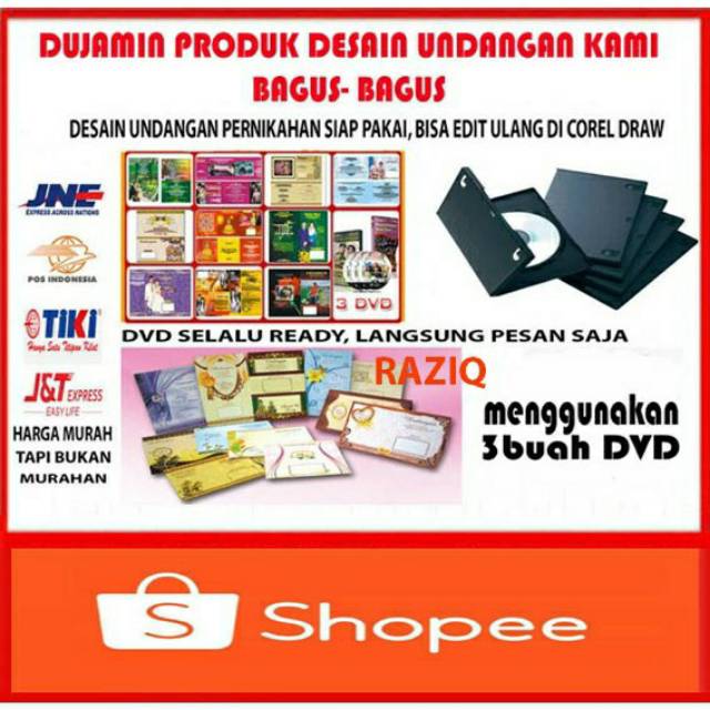 Dvd 800 Desain Undangan Pernikahan Kitanan Dan Sunatan