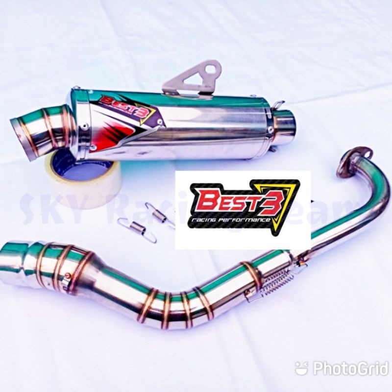 Knalpot Best3 Nmax New 2020 Nmax old Aerox 155 PCX 150 Vario 150 Vario 125 Beat Scoopy Lexi Mio m3