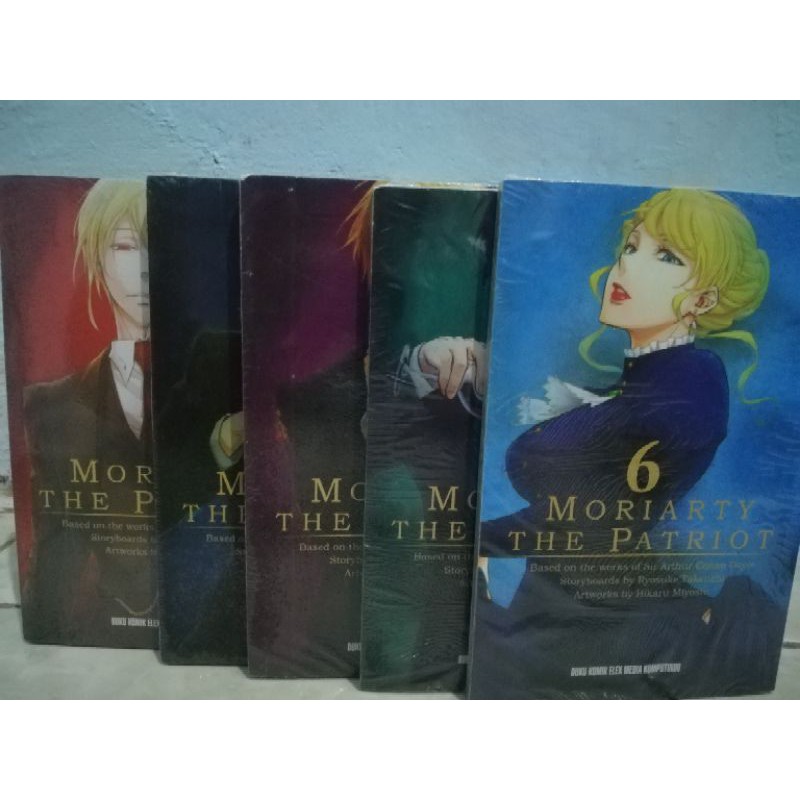 TERUPDATE PAKET KOMIK MORIARTY THE PATRIOT VOL 1 SAMPAI 7(7PCS) / ORIGINAL BOOK