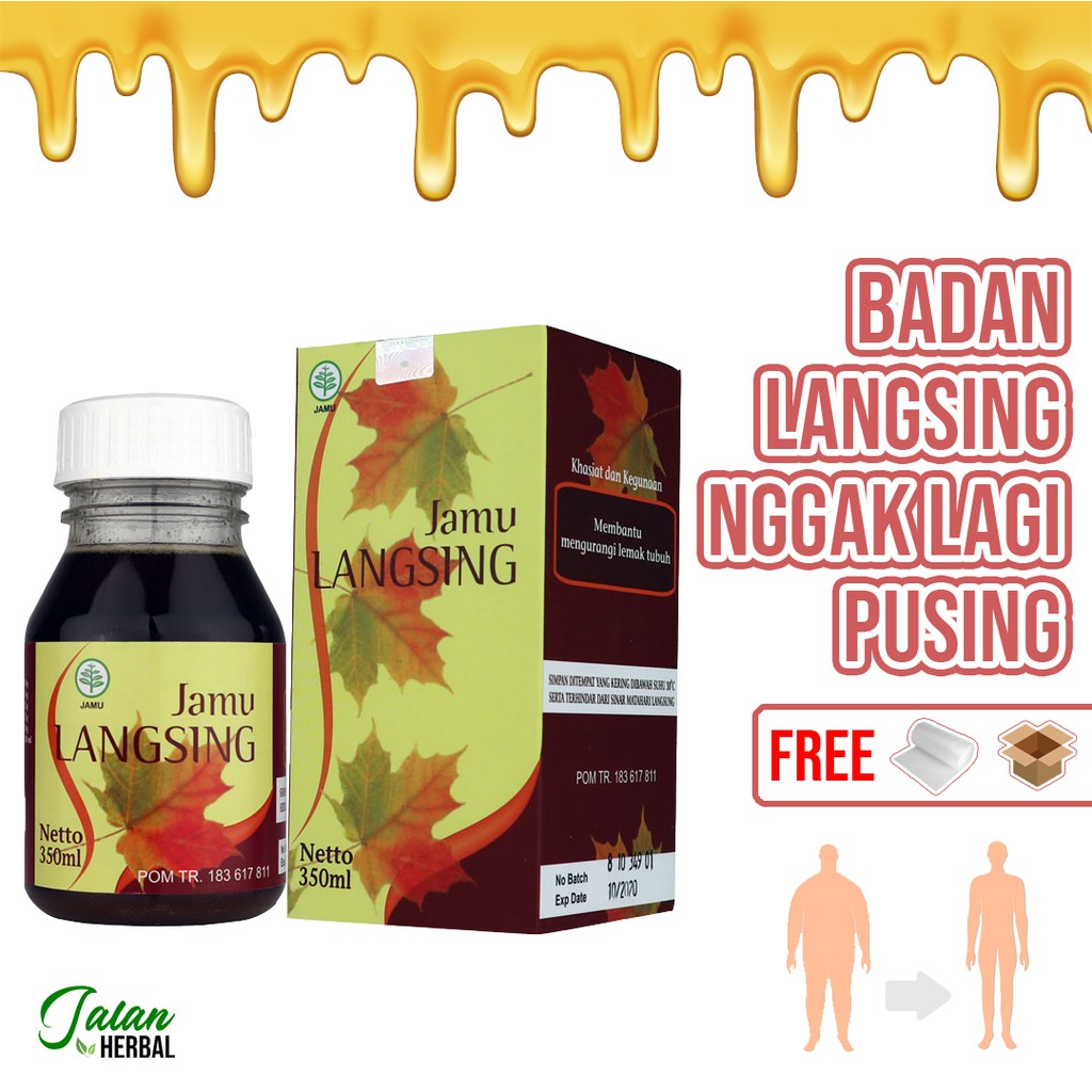 Jamu Pelangsing Badan Tubuh Pria Wanita Ibu Menyusui Melahirkan Obat Madu Herbal Diet Anti Gemuk