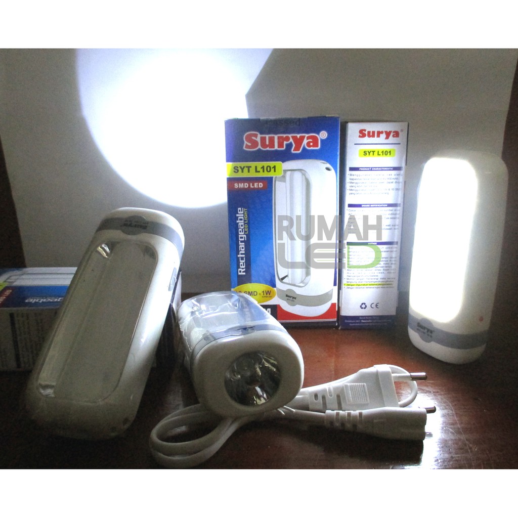 Senter + Lampu SURYA SYT L101 Emergency Led Darurat Lamp