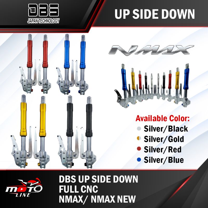 up side down nmax / nmax new full cnc dbs