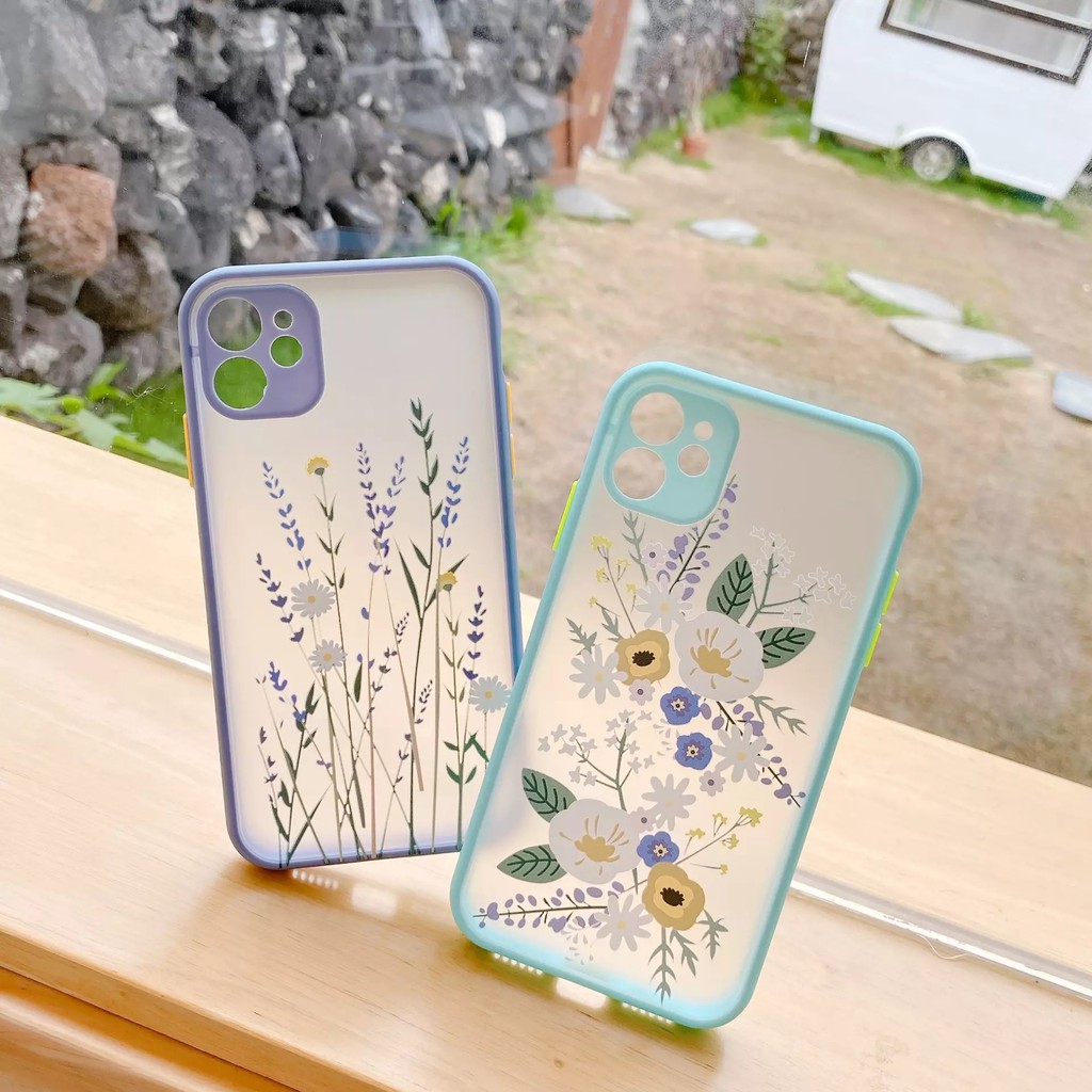 BESTSELLING !!!! HYBRIDCAMERA 3D Floral Case Iphone ( ip 7 - 12promax READY !! )