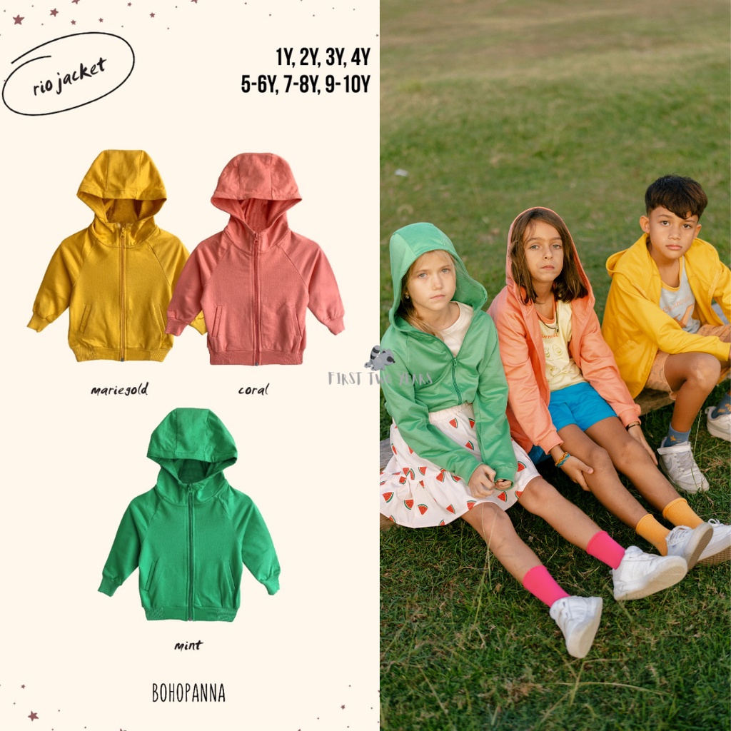 Bohopanna - Rio Jacket / Jacket Hoodie Anak Unisex