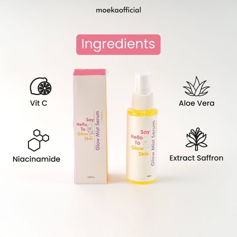 Moeka Glow Mist Serum Vit C 100ml