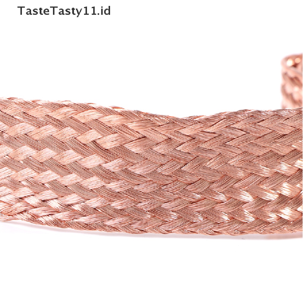 (Tastetasty) Kabel Tembaga Model Kepang Flat Panjang 1m