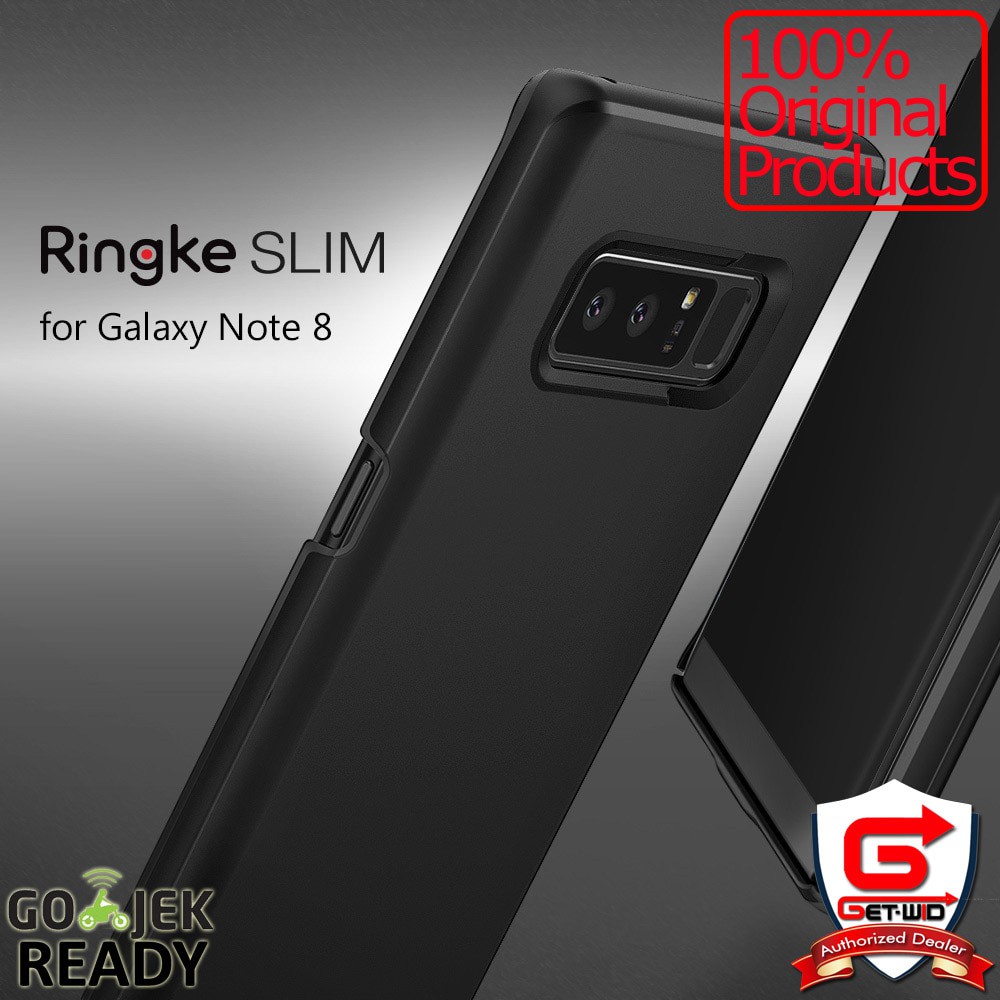 HOT REARTH RINGKE GALAXY NOTE 8 CASE SLIM BLACK