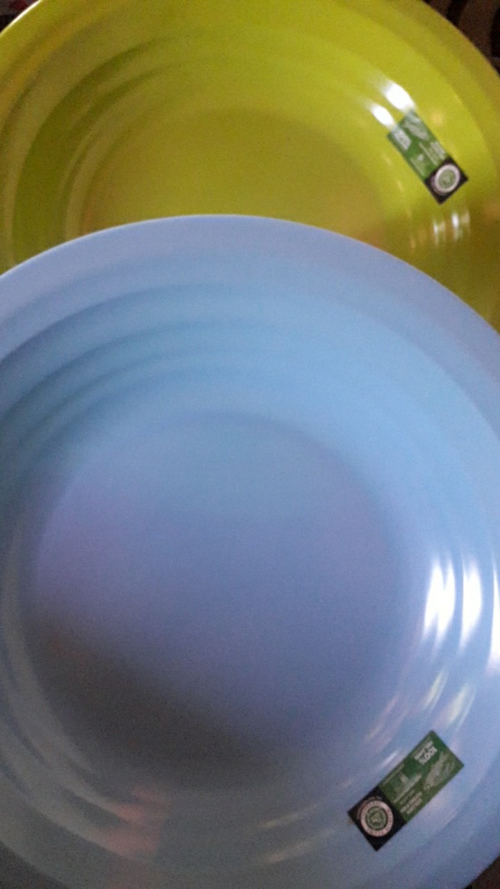 Piring Melamin Golden Flying Fish P1001