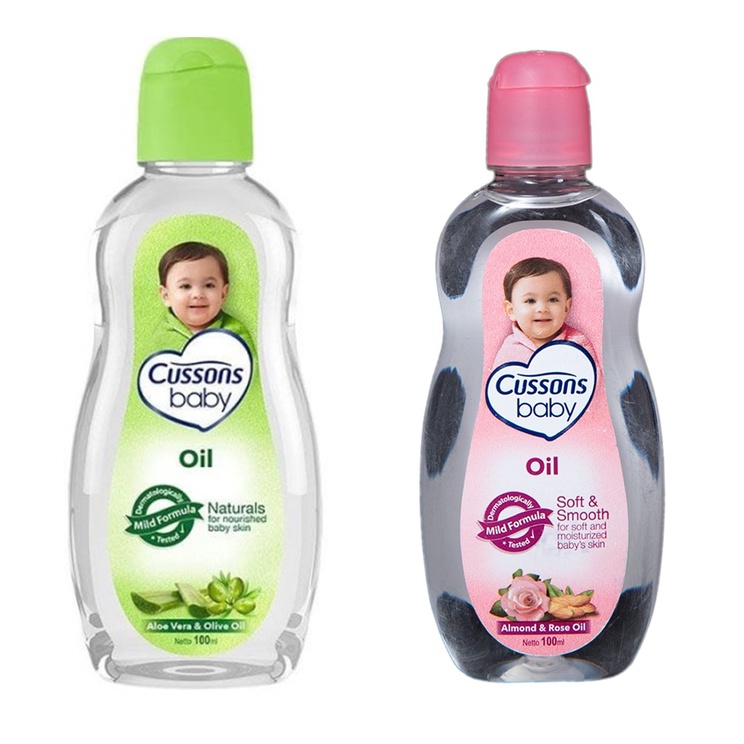 Cusson Baby Oil Naturals Aloe Vera & Olive Oil / soft and smooth 100 ml