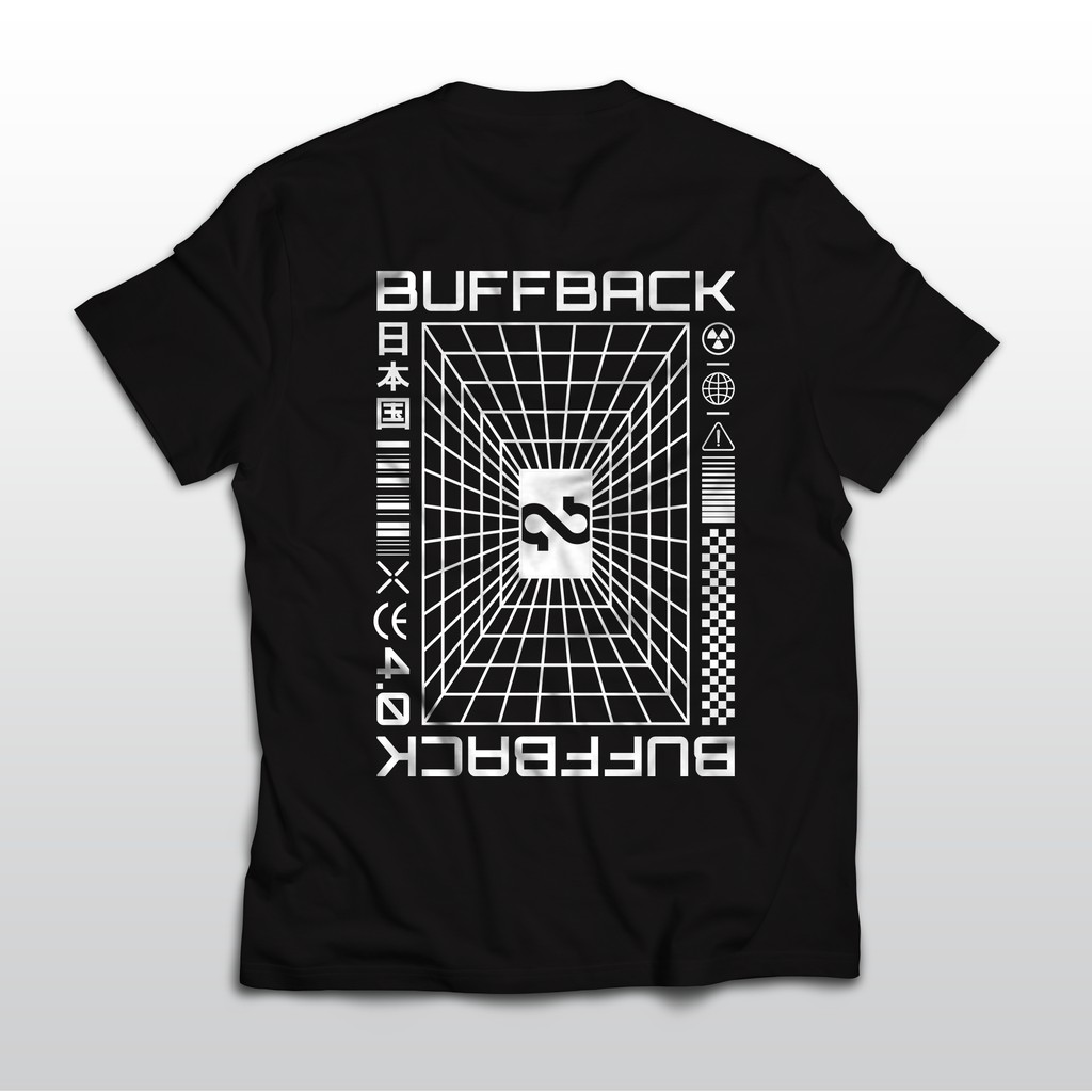 T-Shirt Pria BUFFBACK Lines A06