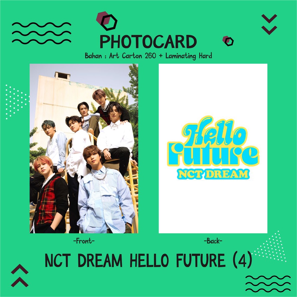 PHOTOCARD NCT DREAM 2 SISI BAHAN AC 260 + LAMINATING