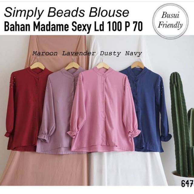 Beads blouse