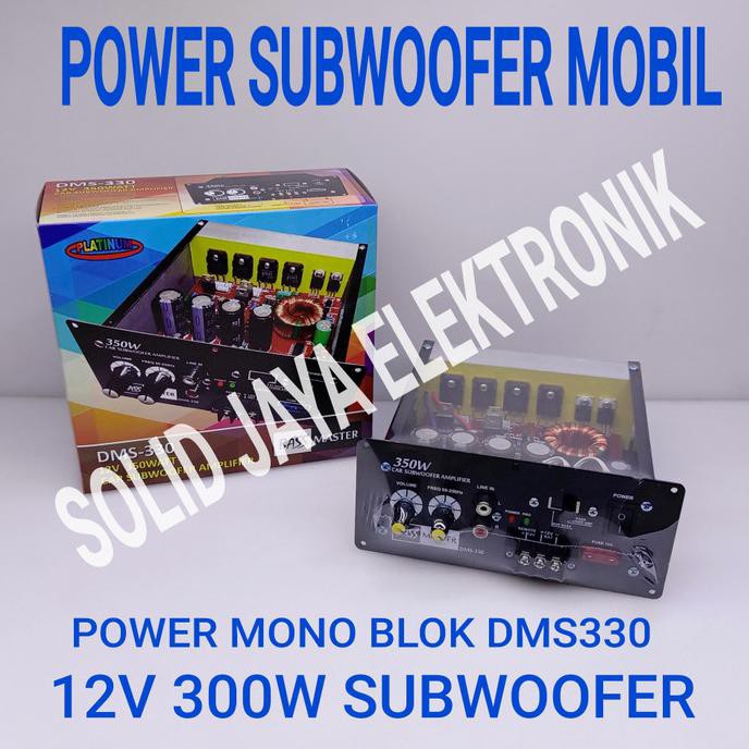 [[[BISA COD]] POWER AMPLIFIER MOBIL SUBWOOFER CAR SUBWOOFER AMPLIFIER DMS330 DMS 330 Kode 618