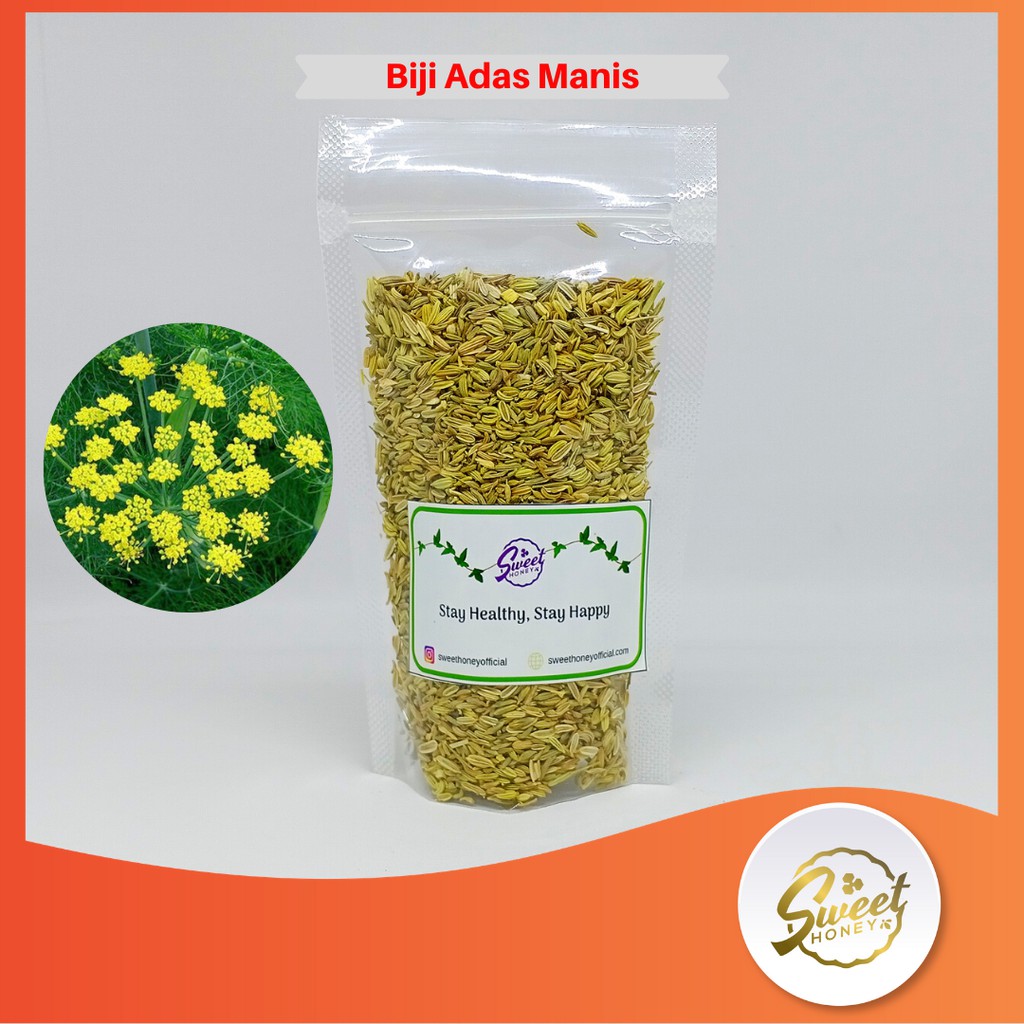 

Biji Adas / Adas Manis Kering / Fennel Seeds Rempah Rimpang JSR 100% Premium Quality