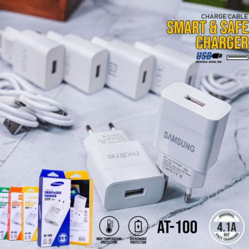 【COD】 TC CHARGER BRANDED AT-100 4.1A 1USB MICRO USB