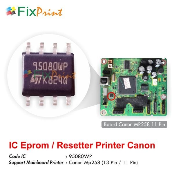 IC 95050, Ic eprom mp258, IC Counter Mp 258, IC Reset Mp 258