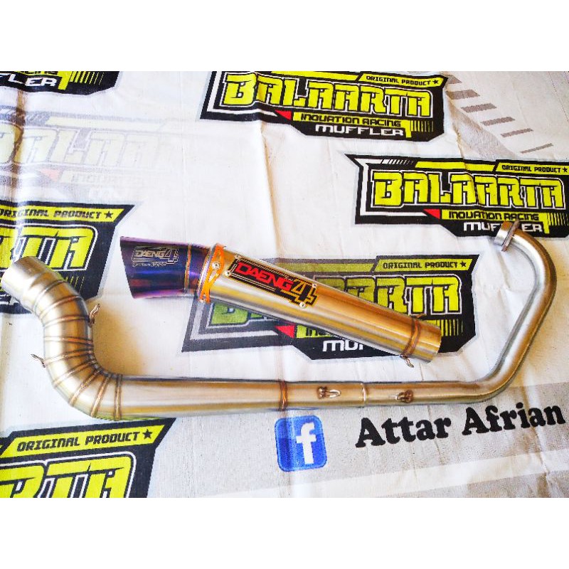 kenalpot racing Daeng for satria fu, sonix,, vixion