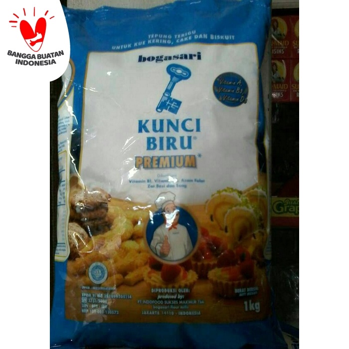 

Ds11 Tepung Kunci Biru Bogasari 1Kg G6B040B1