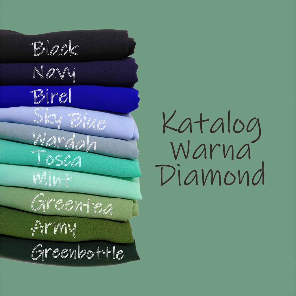 Bergo Maryam Renda Diamond Stretch Hijab instan-4