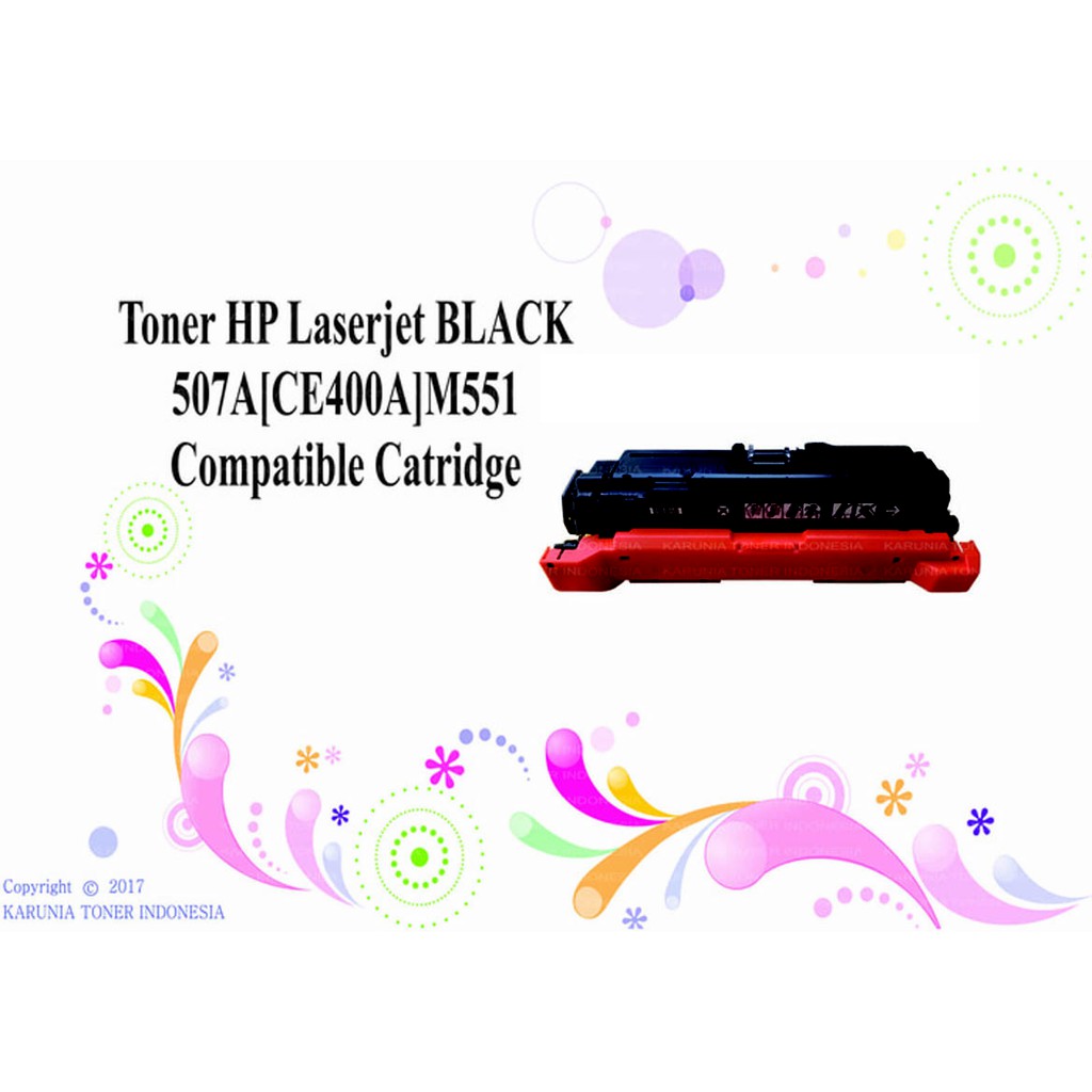 Cartridge Compatible Toner For Printer HP LaserJet BLACK 507A CE400A 500 M551 MFP M575f