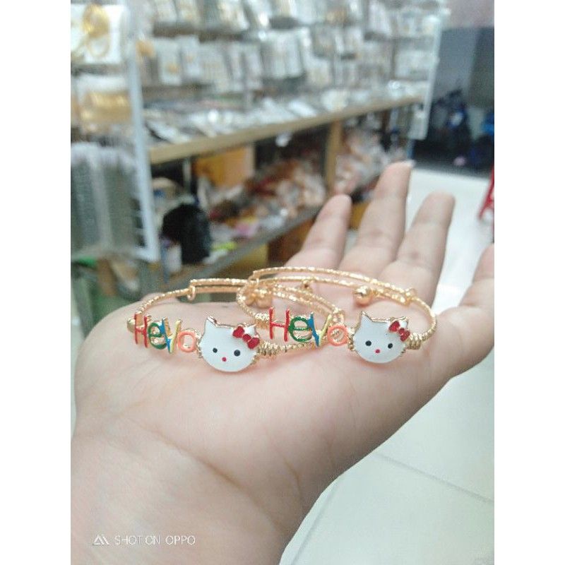 gelang anak bengel hello Kitty cat