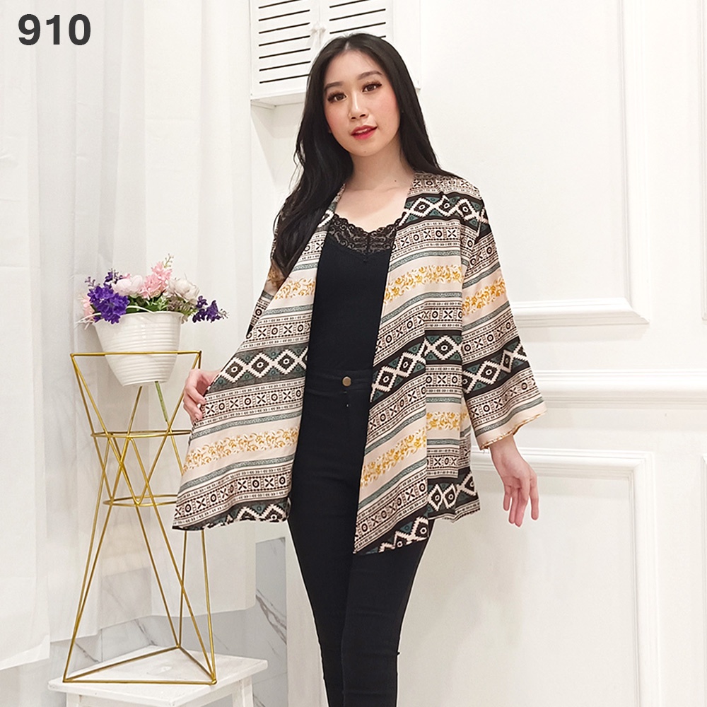 JakartaFashion - long cardigan etnik batik tribal rustik bohemian remple kardigan panjang adem murah