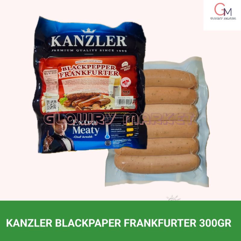 

KANZLER BLACKPAPER FRANKFURTER 300GR SOSIS AYAM LADA HITAM SOSI