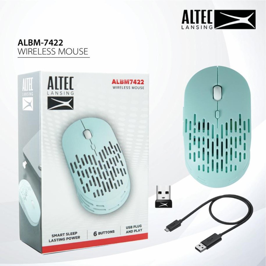 Mouse Wireless Altec Lansing ALBM-7422 Blue | Altec ALBM7422 Blue