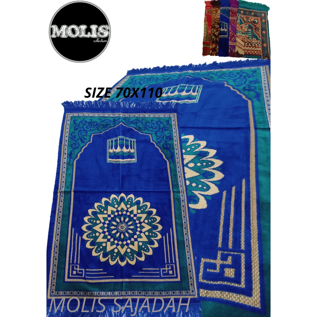 Molis.sajadah~Sajadah turki turkey turkiye 70x110 Sajadah bulu tebal perlengkapan sholat