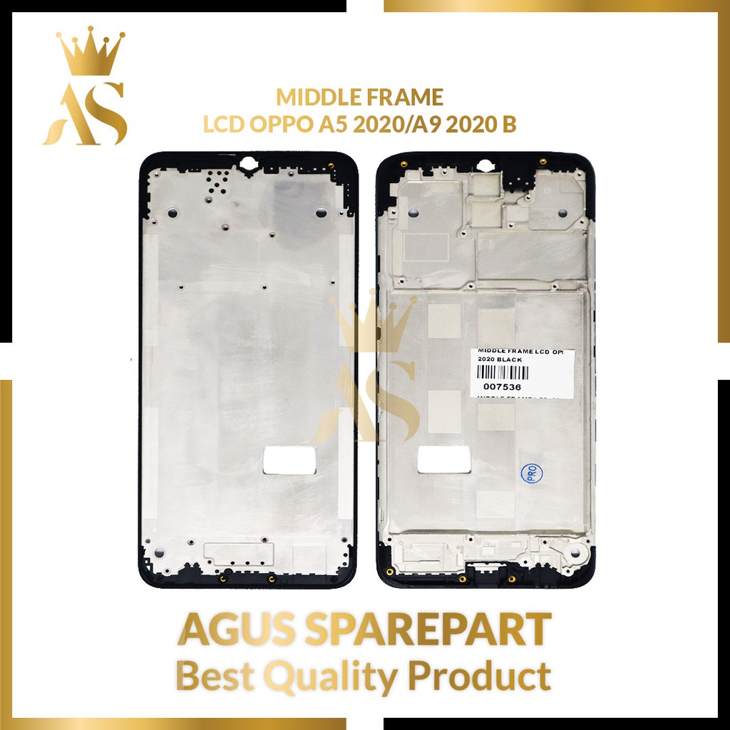 FRAME  OPPO A5 2020 / A9 2020 / FRAME BEZZEL TULANG TENGAH